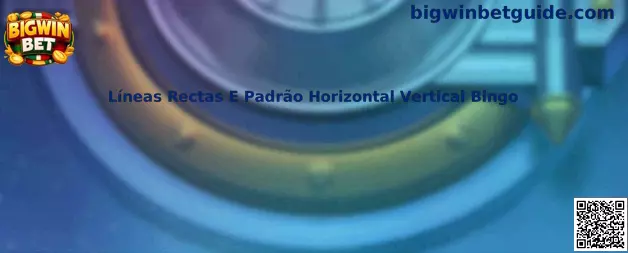 Líneas Rectas E Padrão Horizontal Vertical Bingo