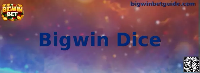 Interfaz del simulador Bigwin Dice