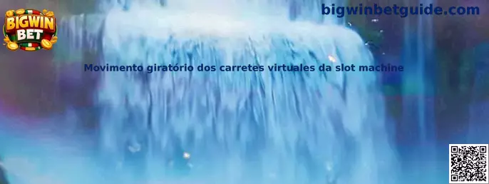 Movimiento giratorio de carretes virtuales da slot machine