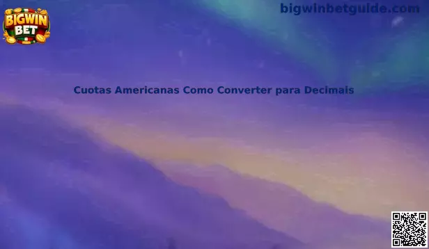 Guía de conversión de cuotas americanas a decimales