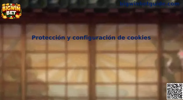 Protección y configuración de cookies Bigwin Bet México